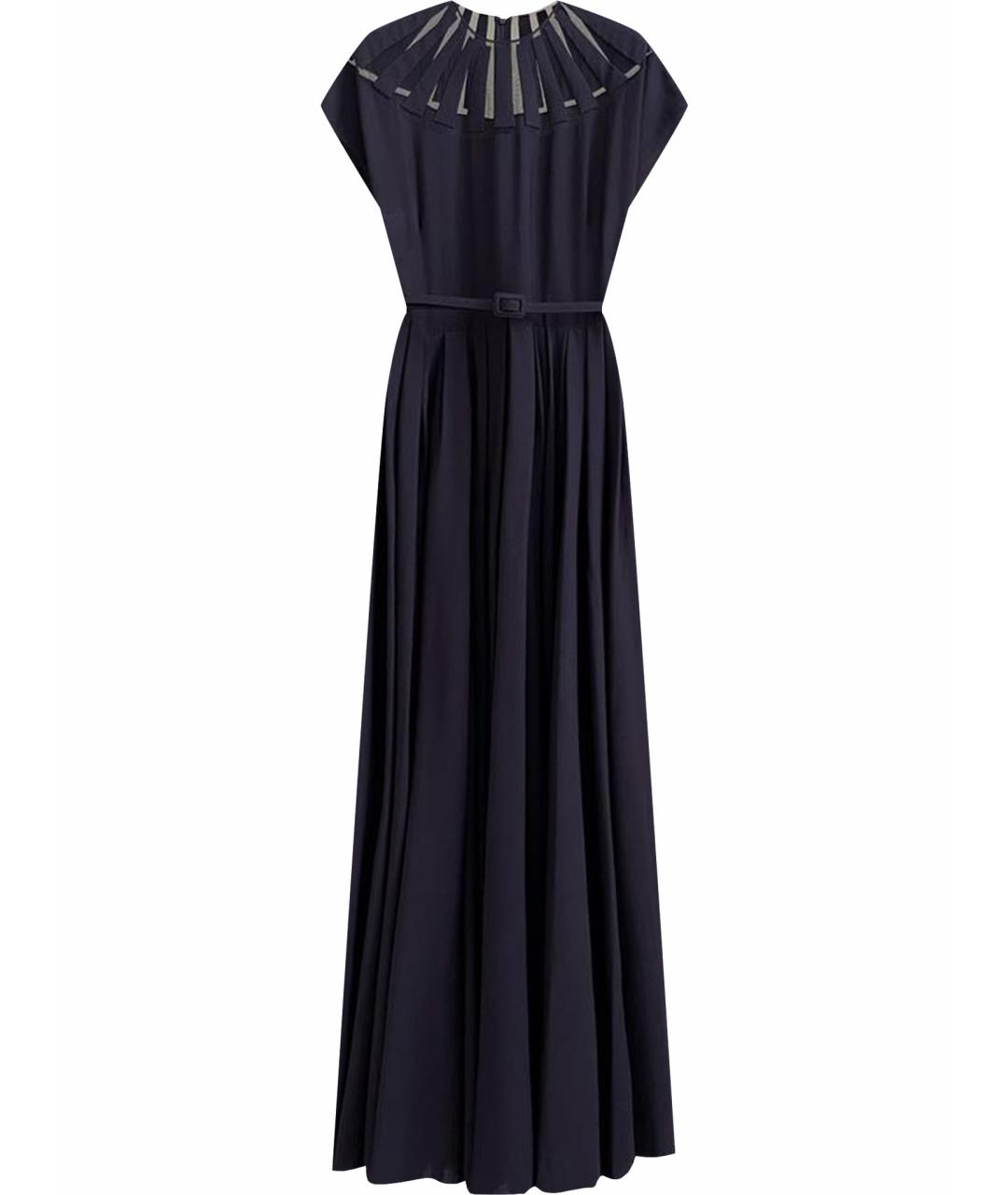 CHRISTIAN DIOR Черное шелковое вечернее платье, фото 1