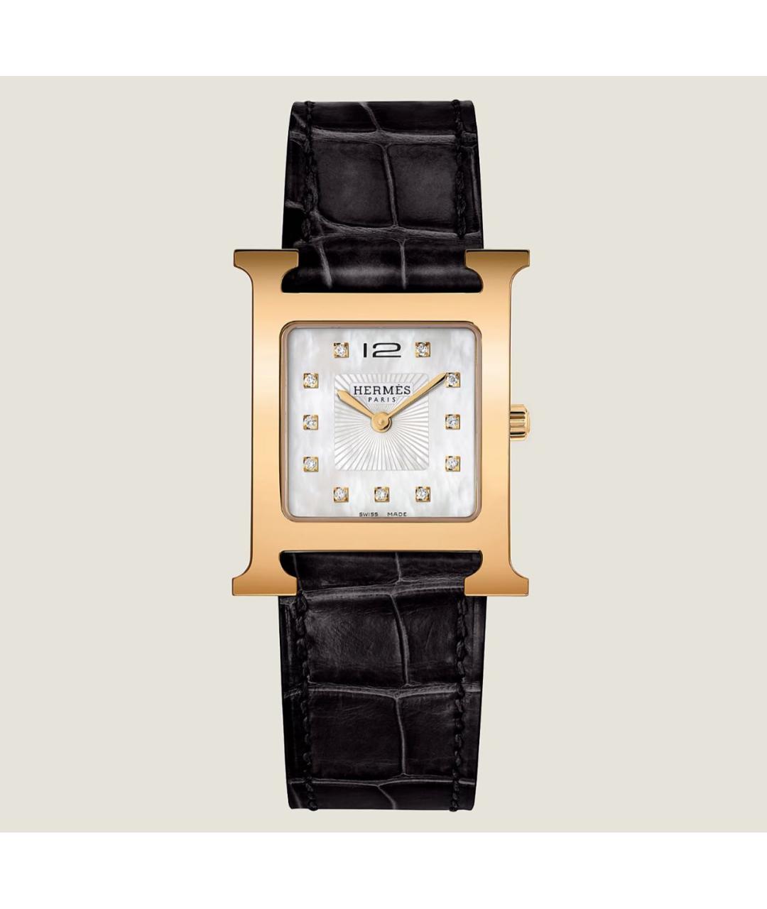 HERMES Розовые часы, фото 3