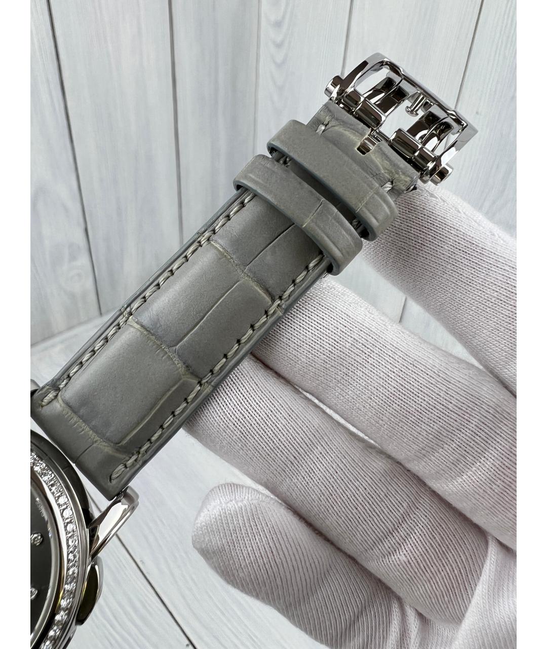 Ulysse Nardin Серебряные металлические часы, фото 4
