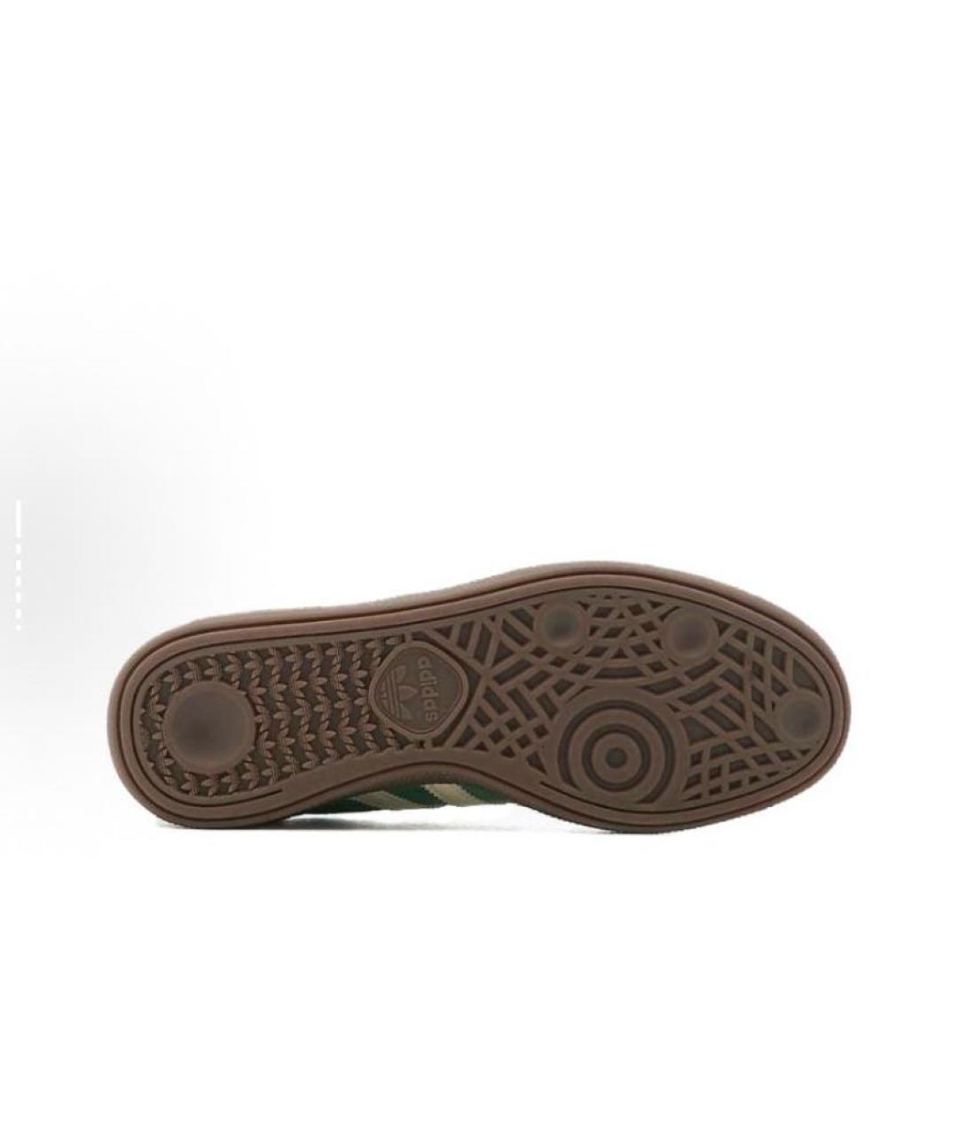 ADIDAS Зеленые замшевые низкие кроссовки / кеды, фото 6