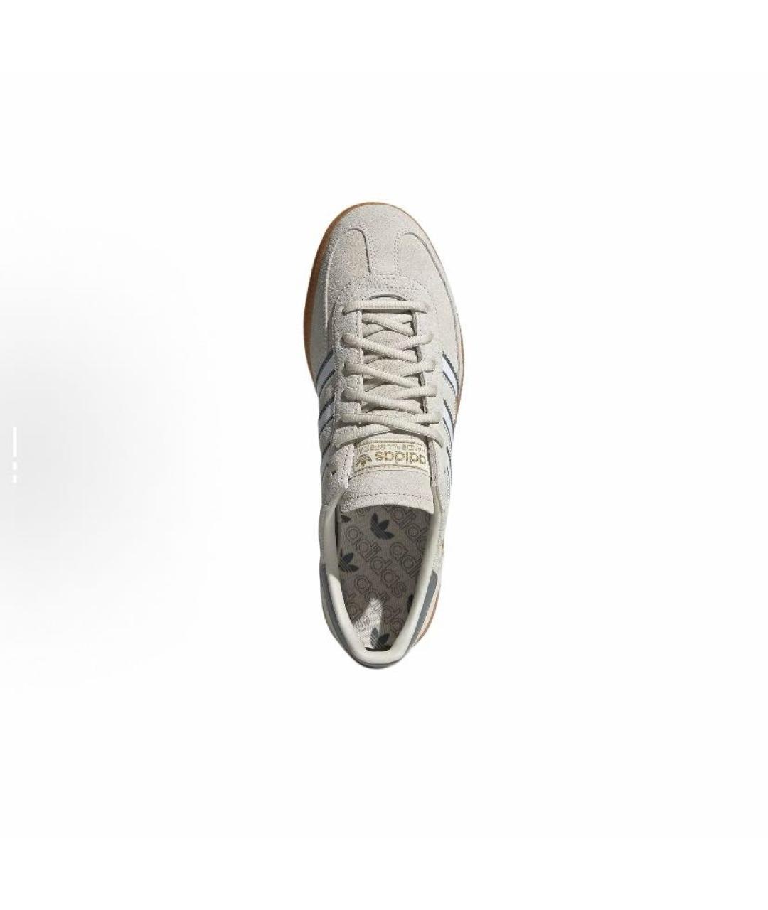 ADIDAS Бежевые замшевые низкие кроссовки / кеды, фото 6