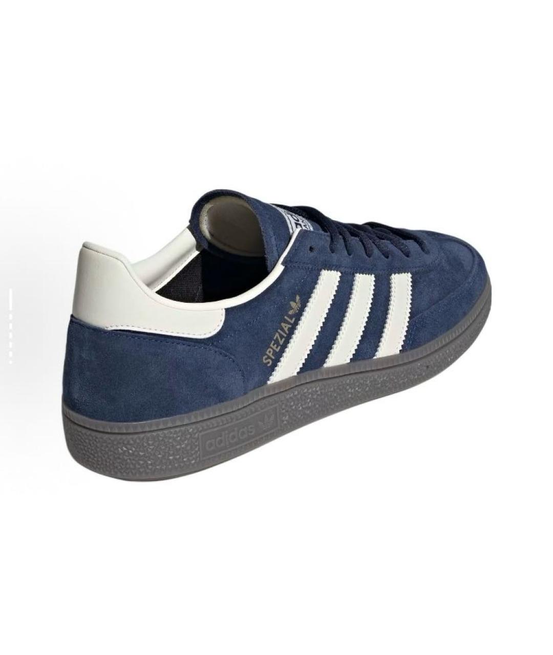 ADIDAS Темно-синие замшевые низкие кроссовки / кеды, фото 4
