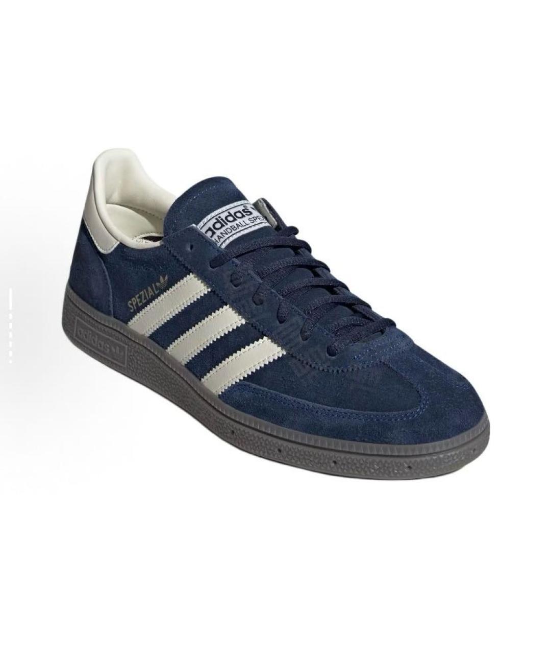 ADIDAS Темно-синие замшевые низкие кроссовки / кеды, фото 3