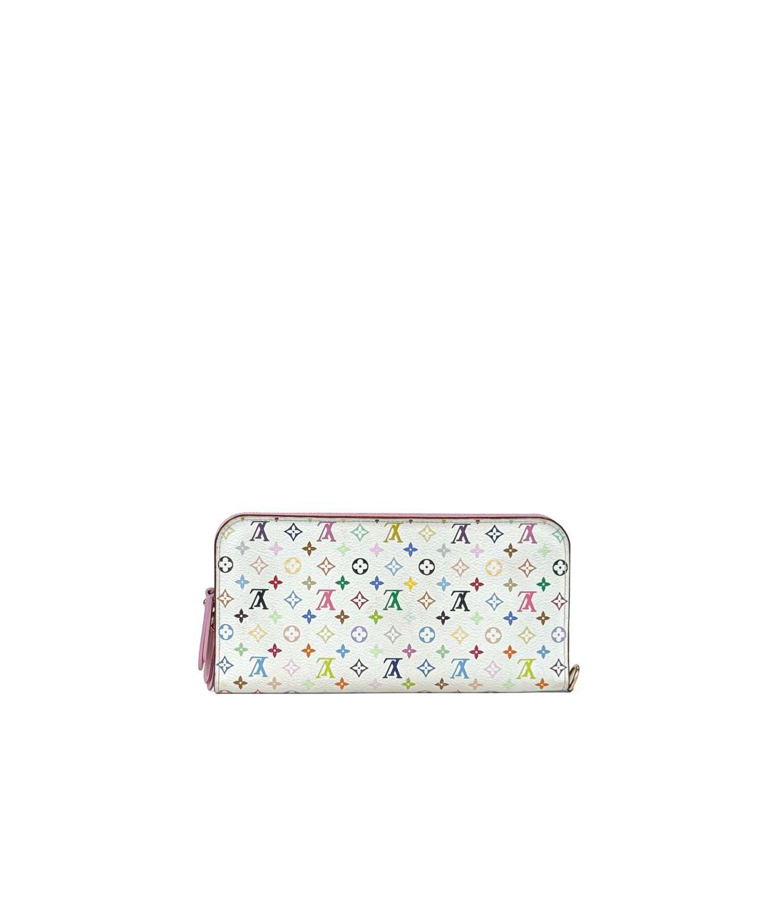 LOUIS VUITTON Белый кожаный кошелек, фото 3