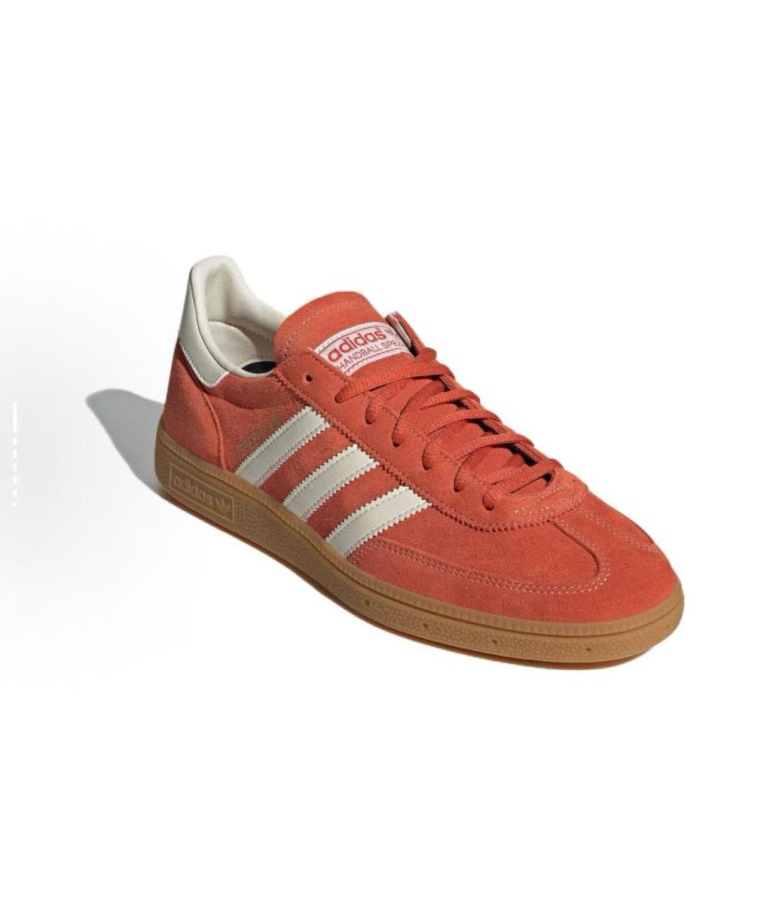 ADIDAS Оранжевое замшевые низкие кроссовки / кеды, фото 4