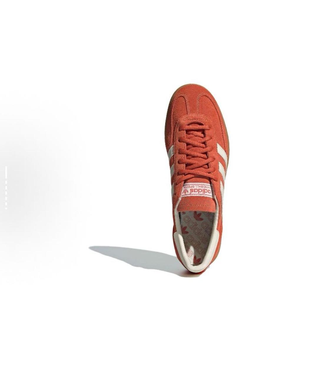 ADIDAS Оранжевое замшевые низкие кроссовки / кеды, фото 5