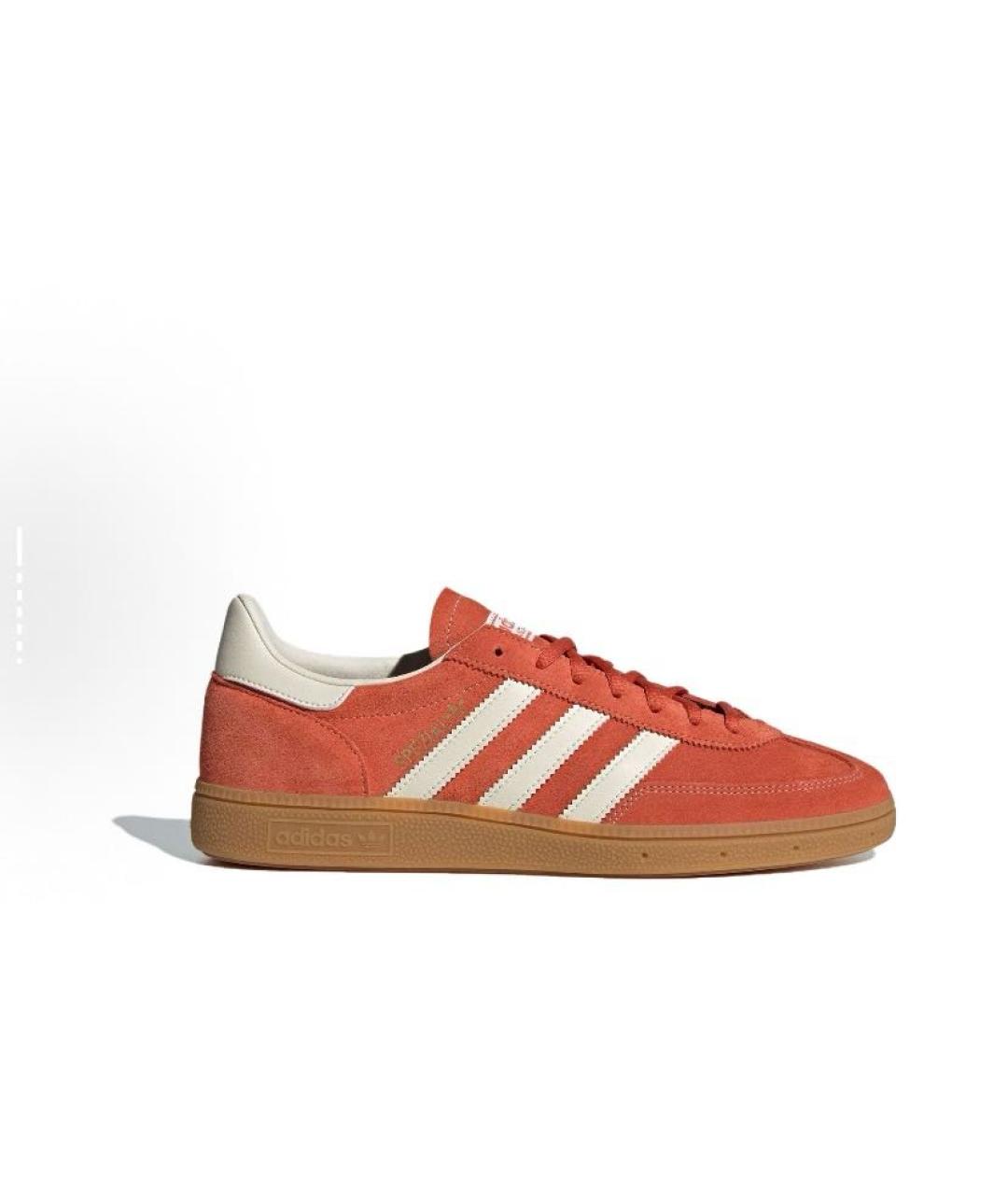 ADIDAS Оранжевое замшевые низкие кроссовки / кеды, фото 6
