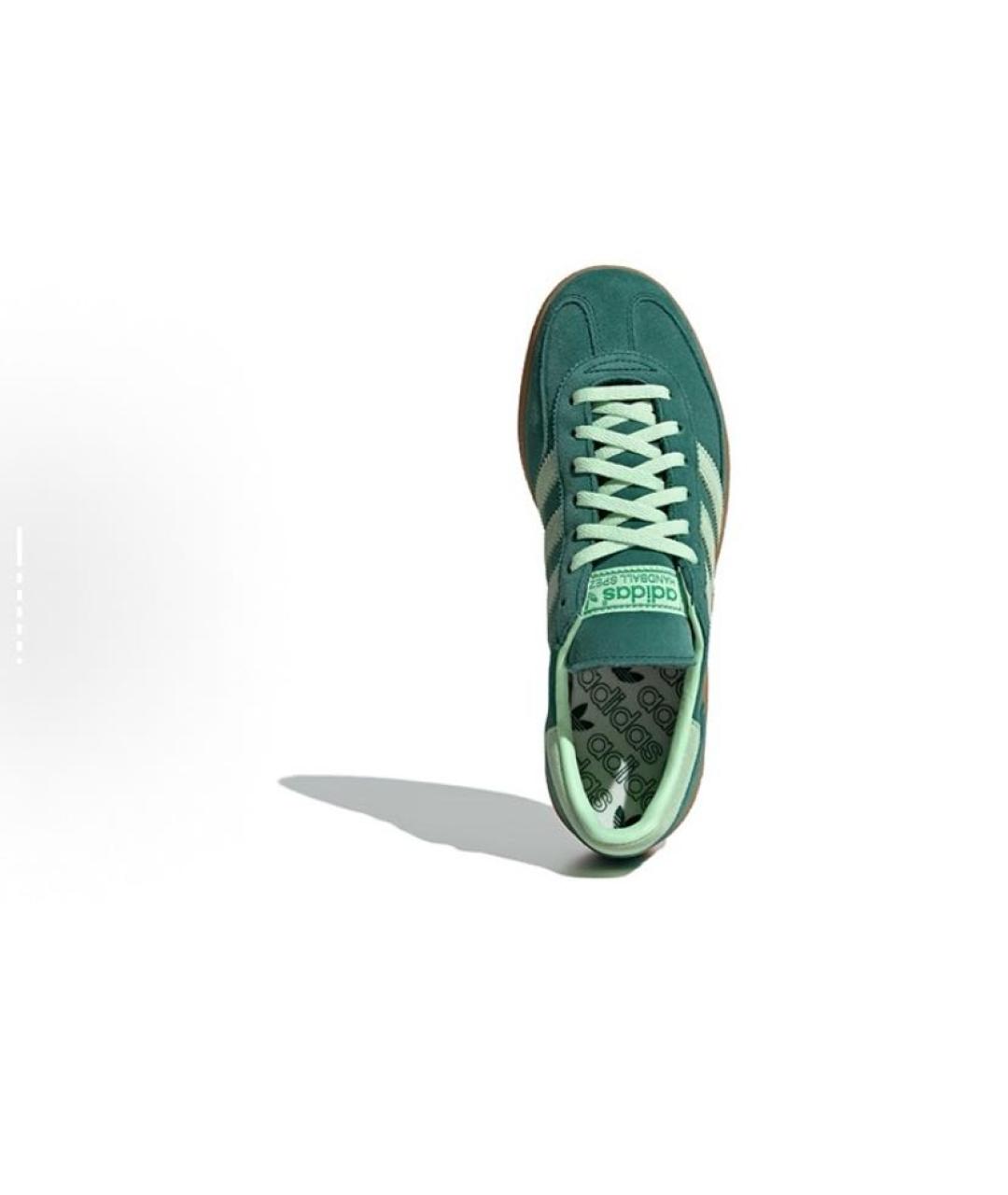 ADIDAS Зеленые замшевые низкие кроссовки / кеды, фото 6