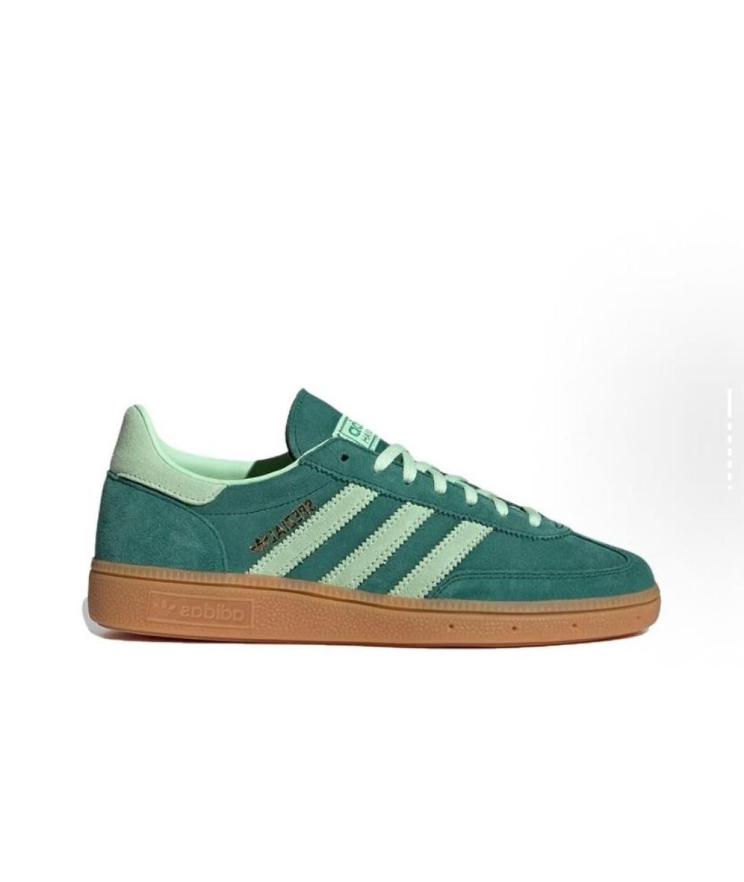ADIDAS Зеленые замшевые низкие кроссовки / кеды, фото 8