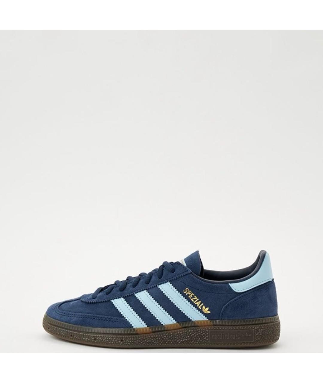 ADIDAS Темно-синие замшевые низкие кроссовки / кеды, фото 2