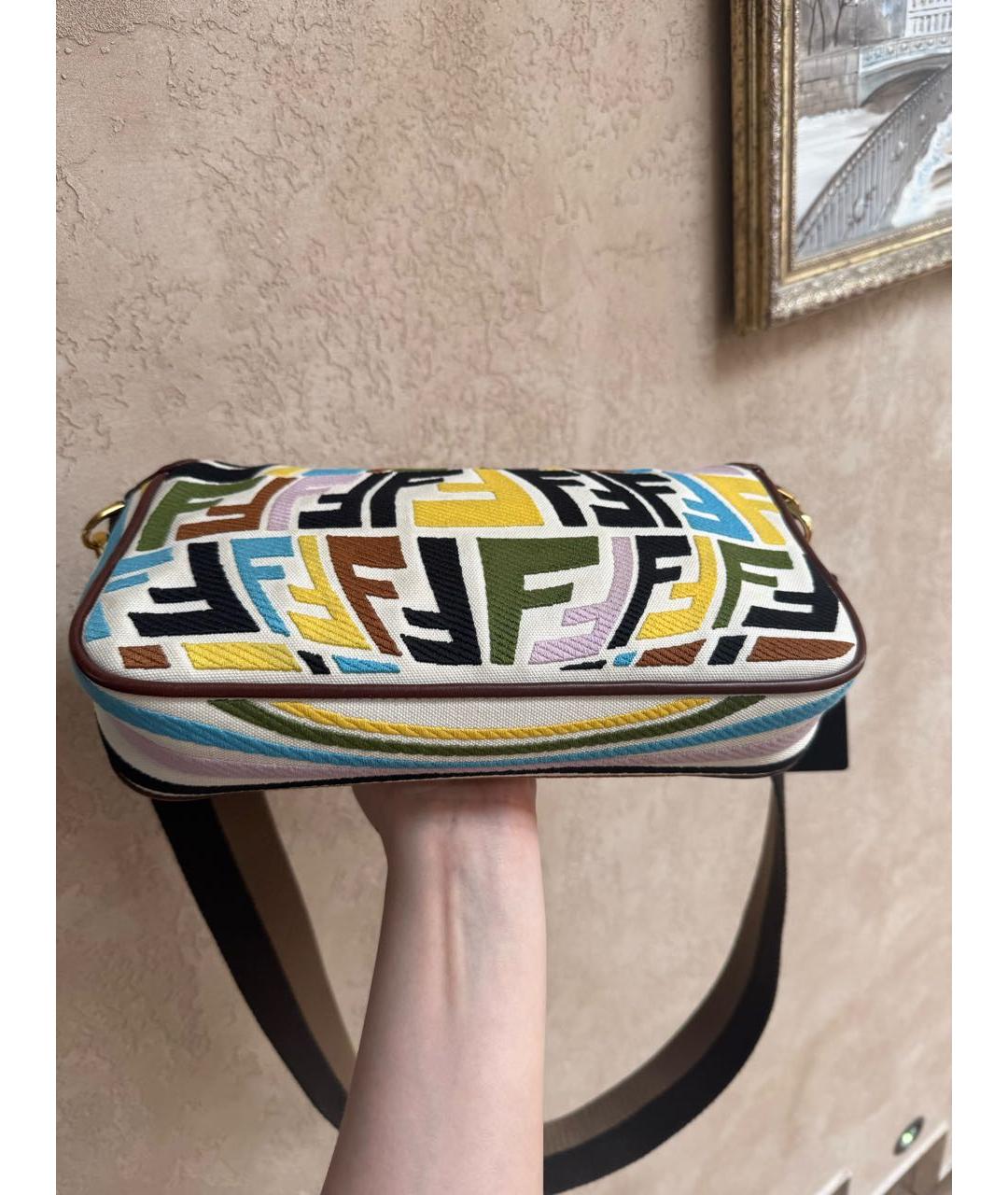 FENDI Мульти тканевая сумка через плечо, фото 3