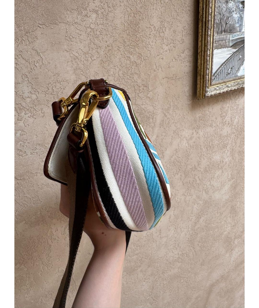 FENDI Мульти тканевая сумка через плечо, фото 6