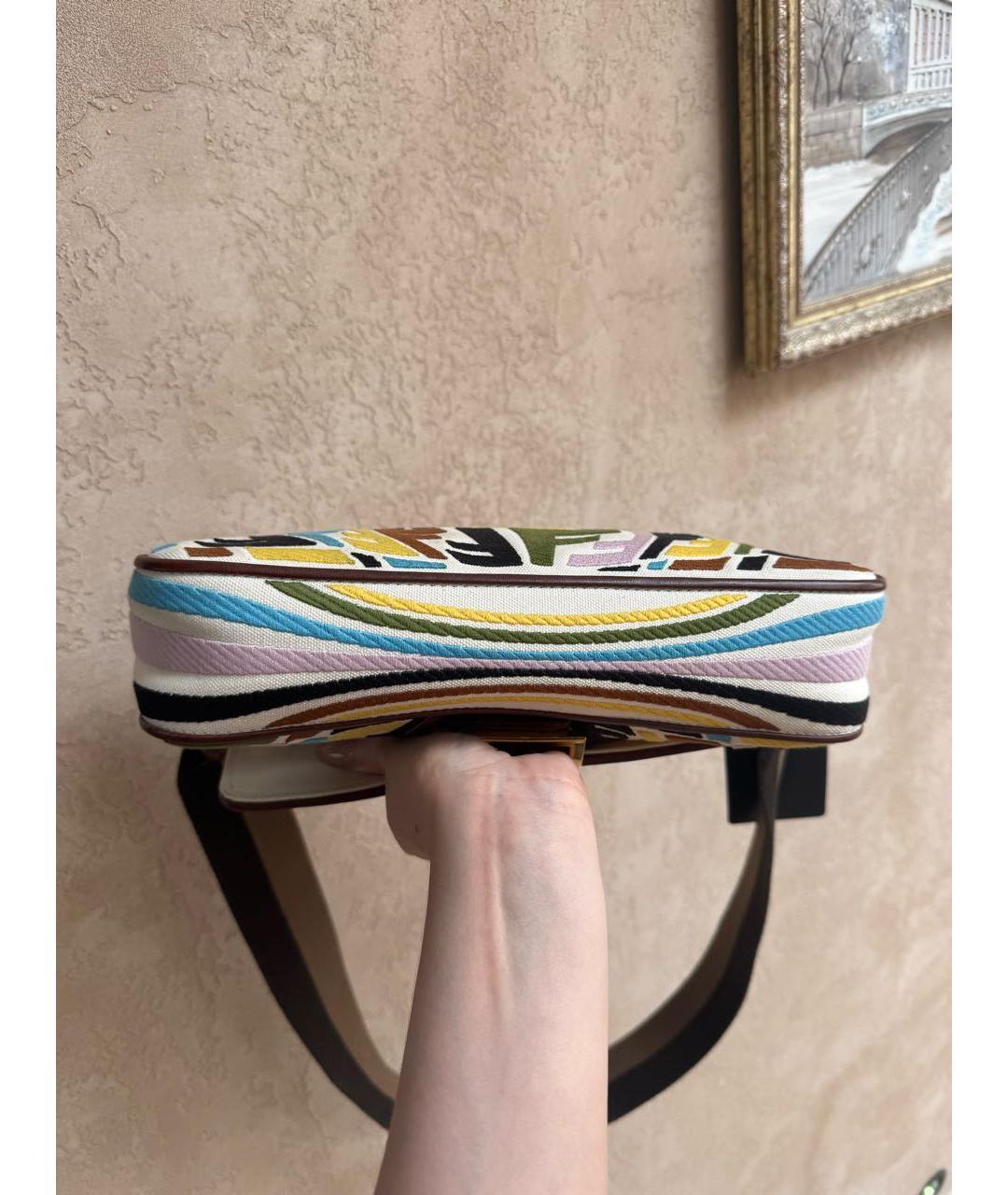 FENDI Мульти тканевая сумка через плечо, фото 4
