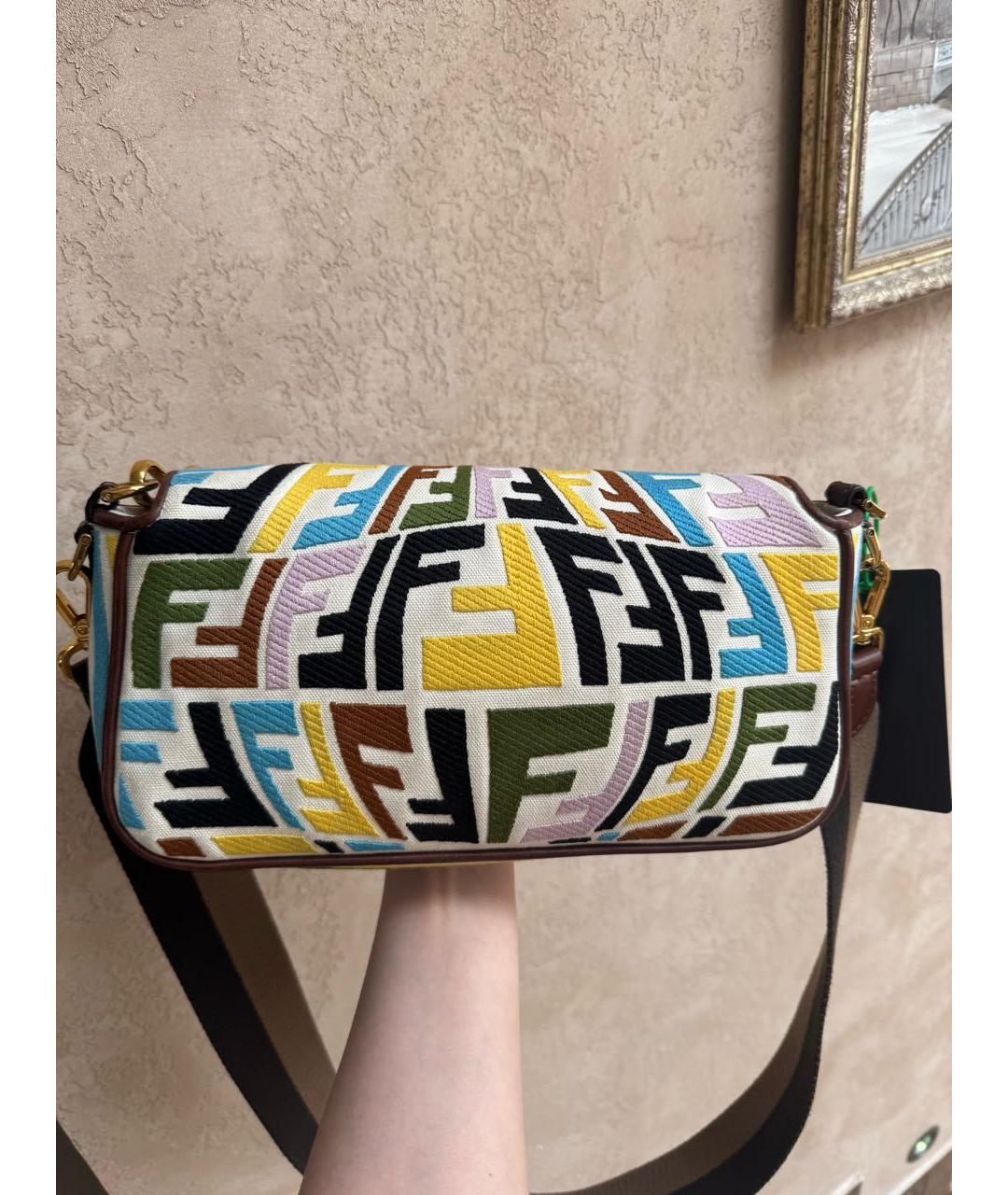 FENDI Мульти тканевая сумка через плечо, фото 2