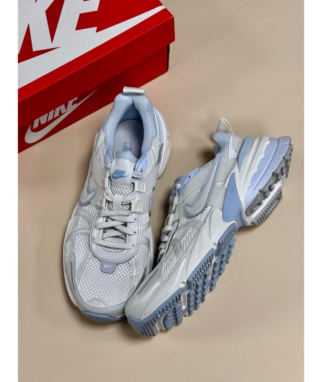 NIKE Голубые текстильные кроссовки, фото 3
