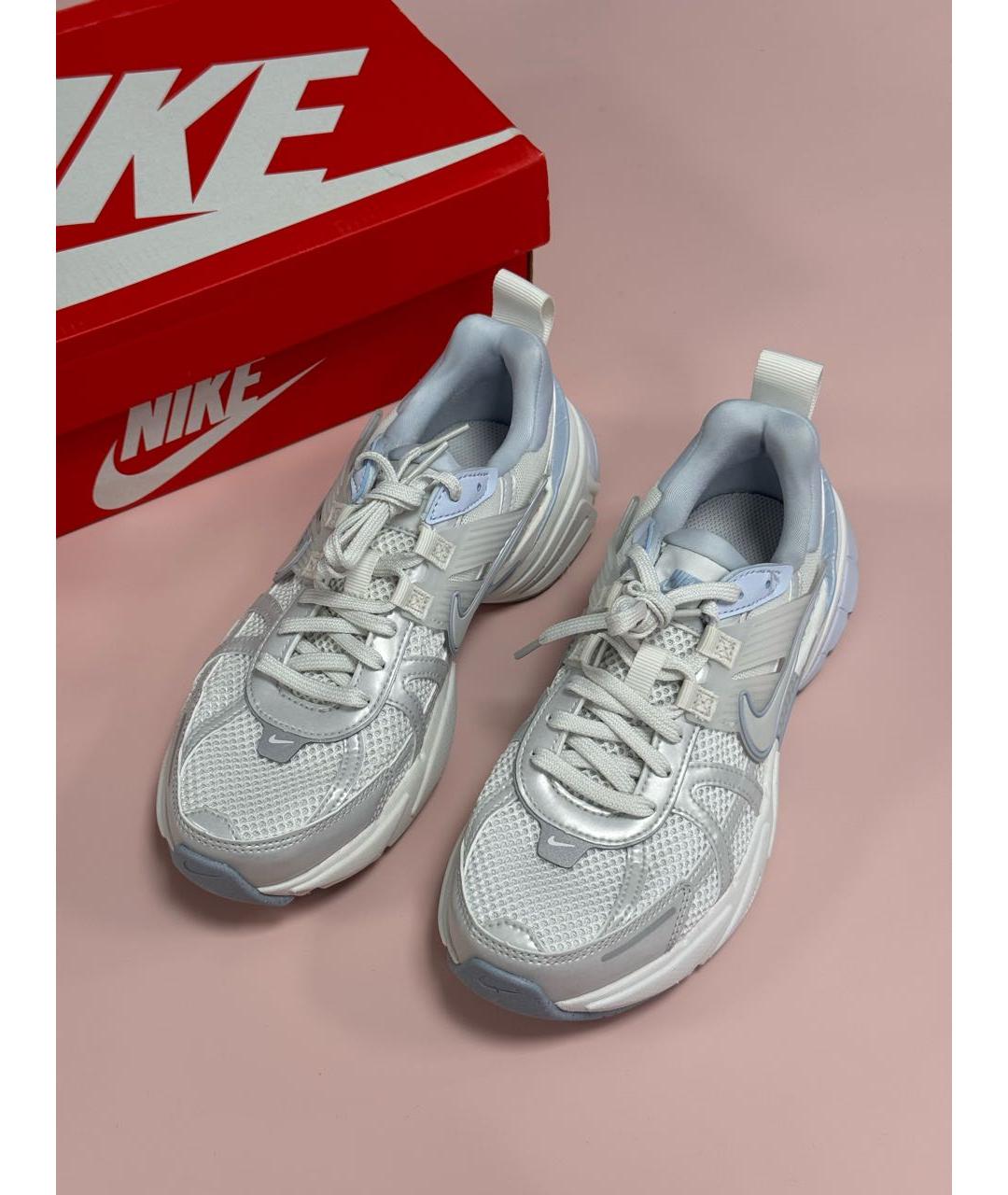 NIKE Голубые текстильные кроссовки, фото 3