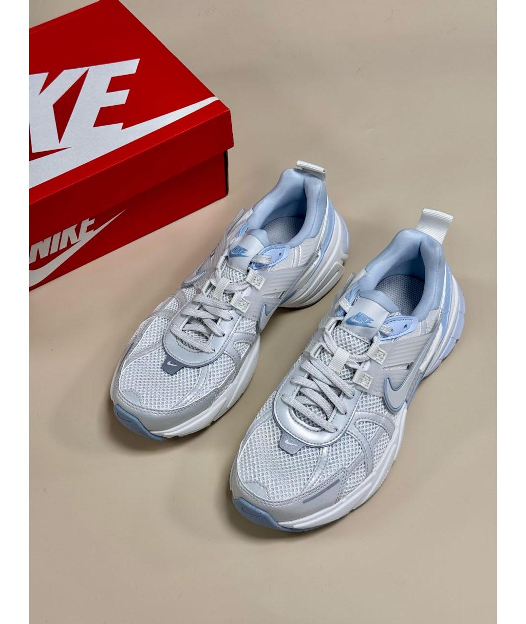 NIKE Голубые текстильные кроссовки, фото 2