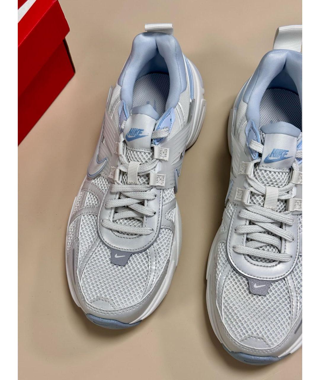 NIKE Голубые текстильные кроссовки, фото 5