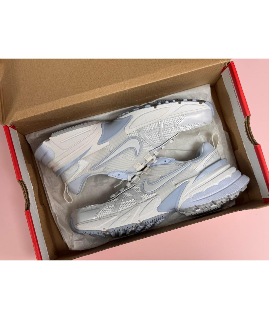 NIKE Голубые текстильные кроссовки, фото 2