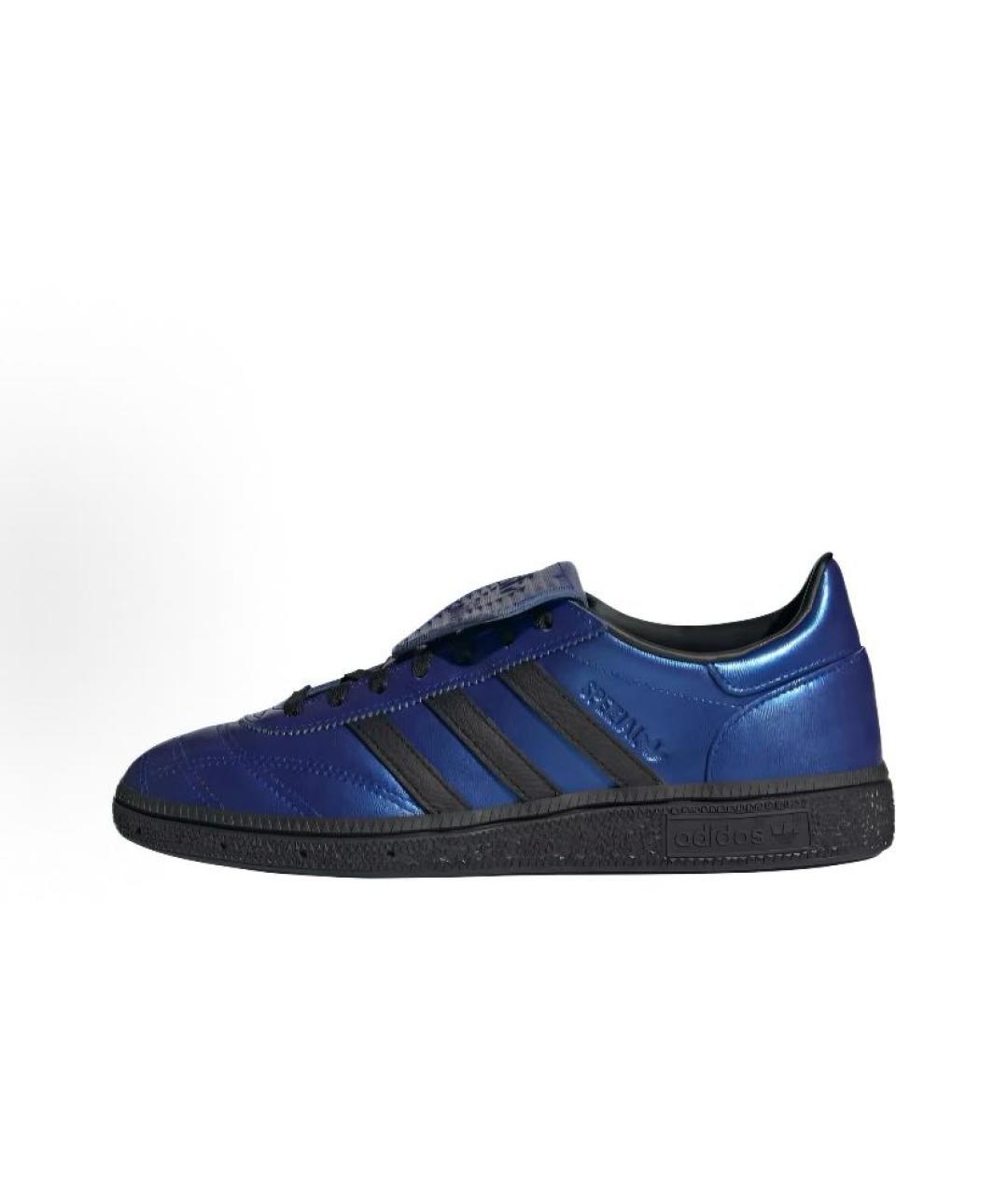 ADIDAS Темно-синие кожаные низкие кроссовки / кеды, фото 3