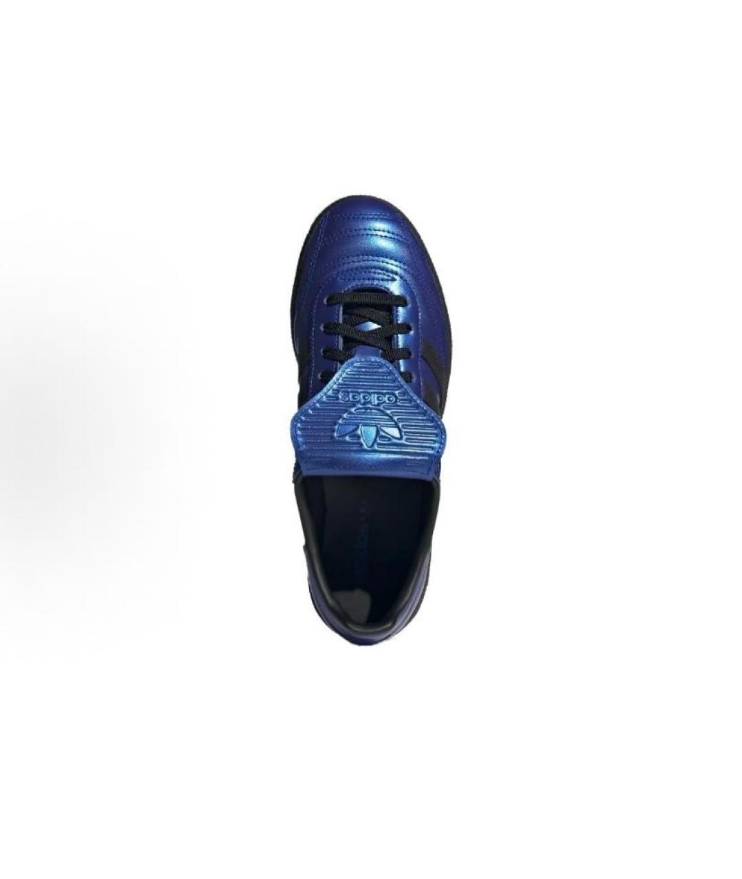 ADIDAS Темно-синие кожаные низкие кроссовки / кеды, фото 6