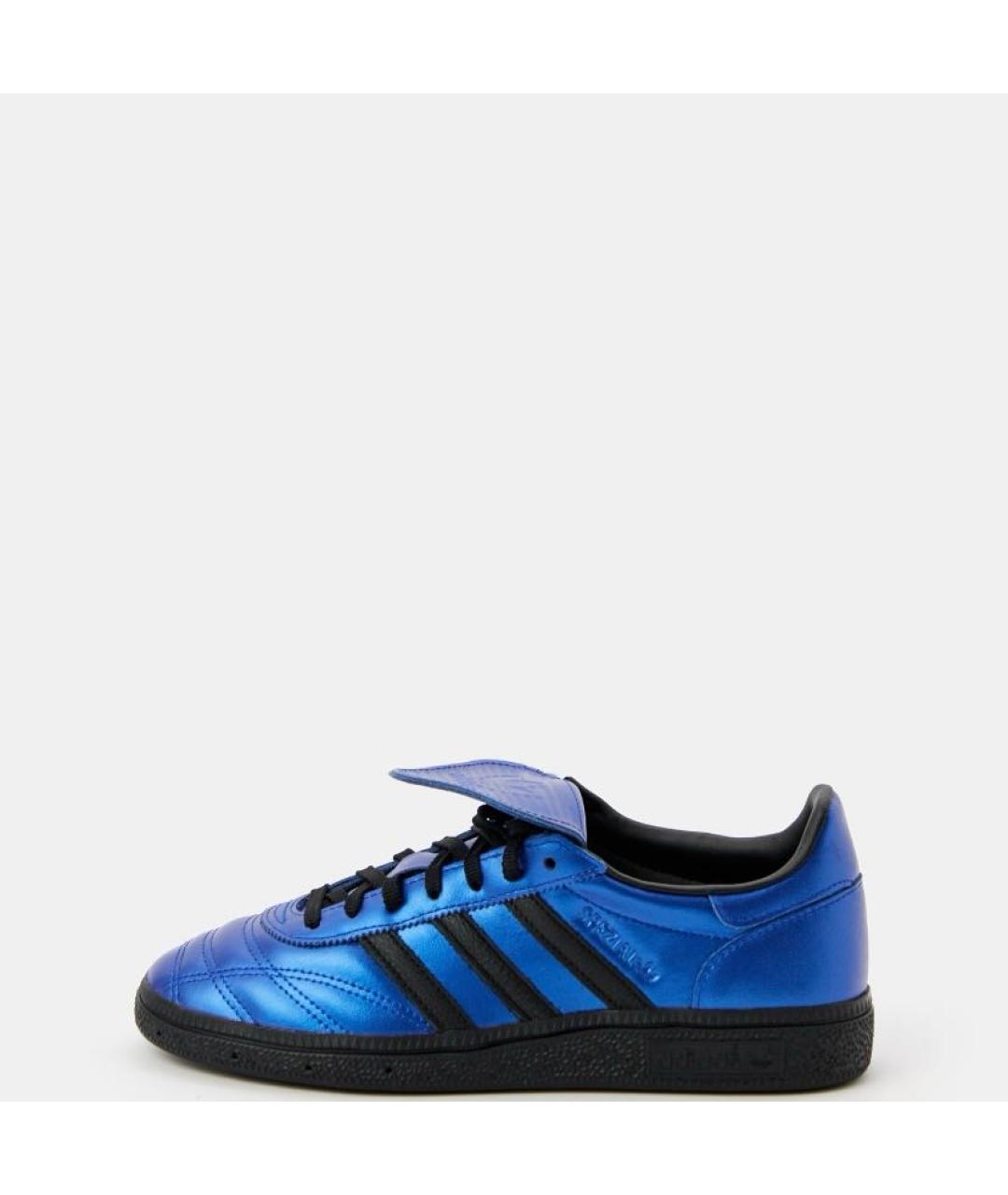 ADIDAS Темно-синие кожаные низкие кроссовки / кеды, фото 2