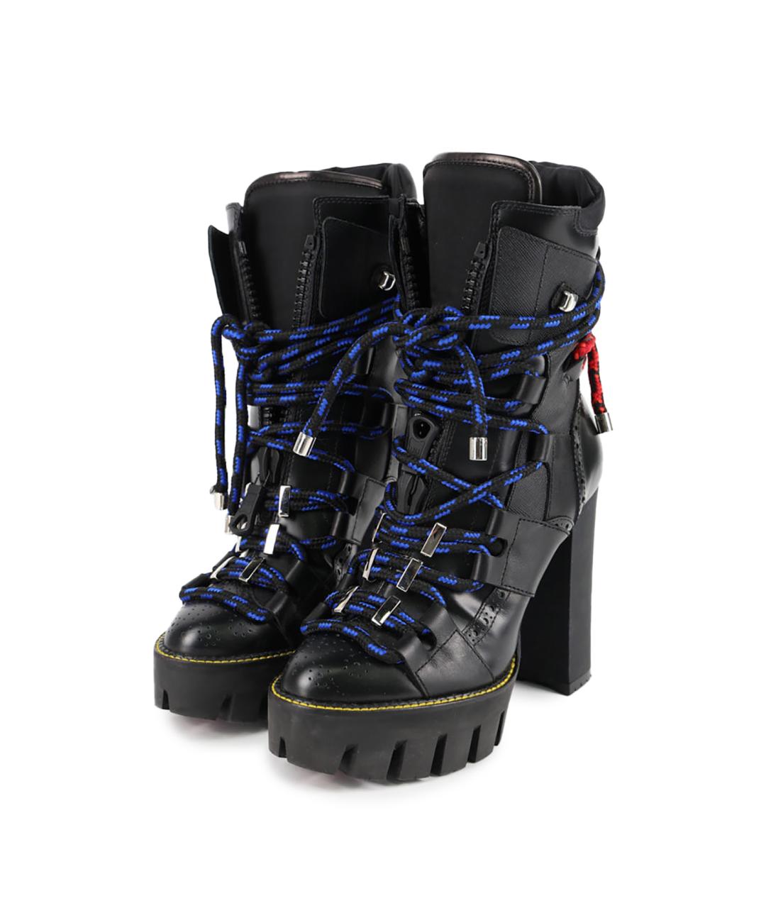 DSQUARED2 Черные кожаные ботильоны, фото 5