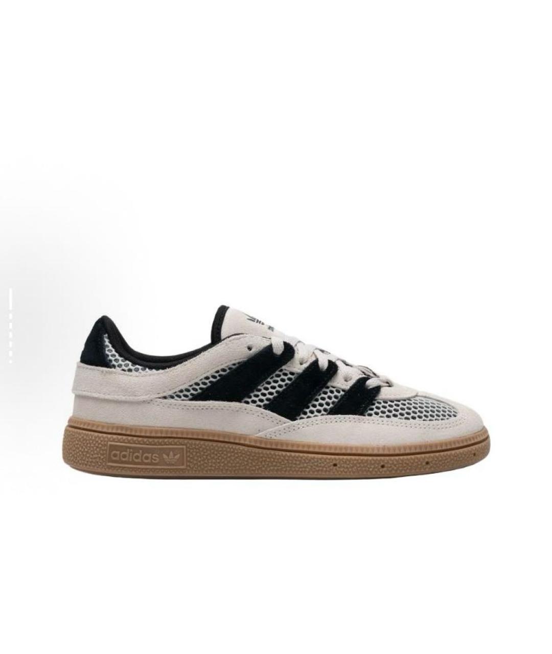 ADIDAS Бежевые замшевые низкие кроссовки / кеды, фото 7