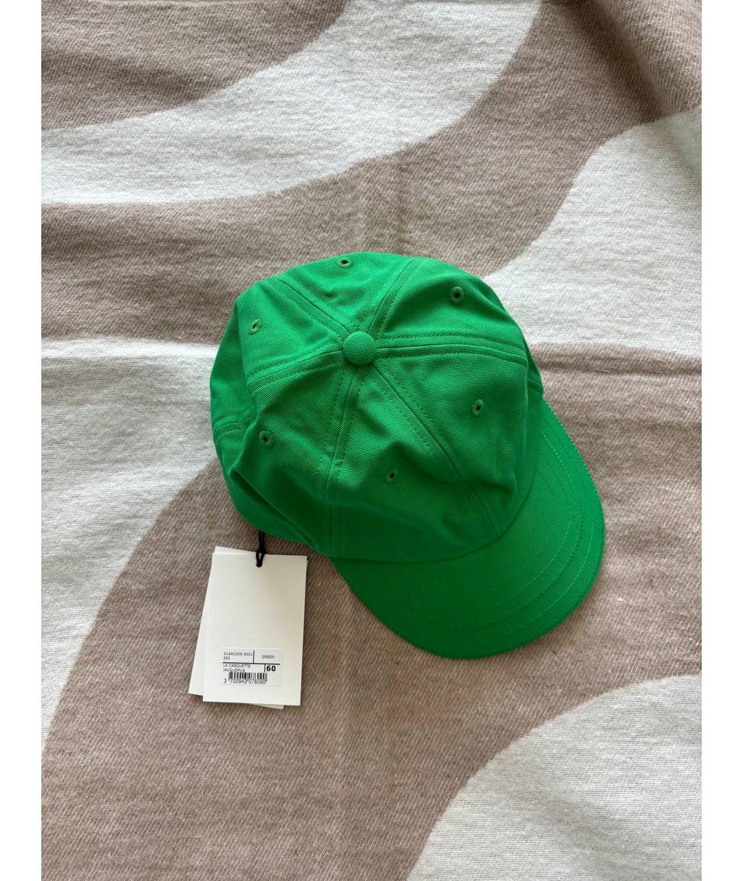 JACQUEMUS Зеленая хлопковая кепка, фото 5