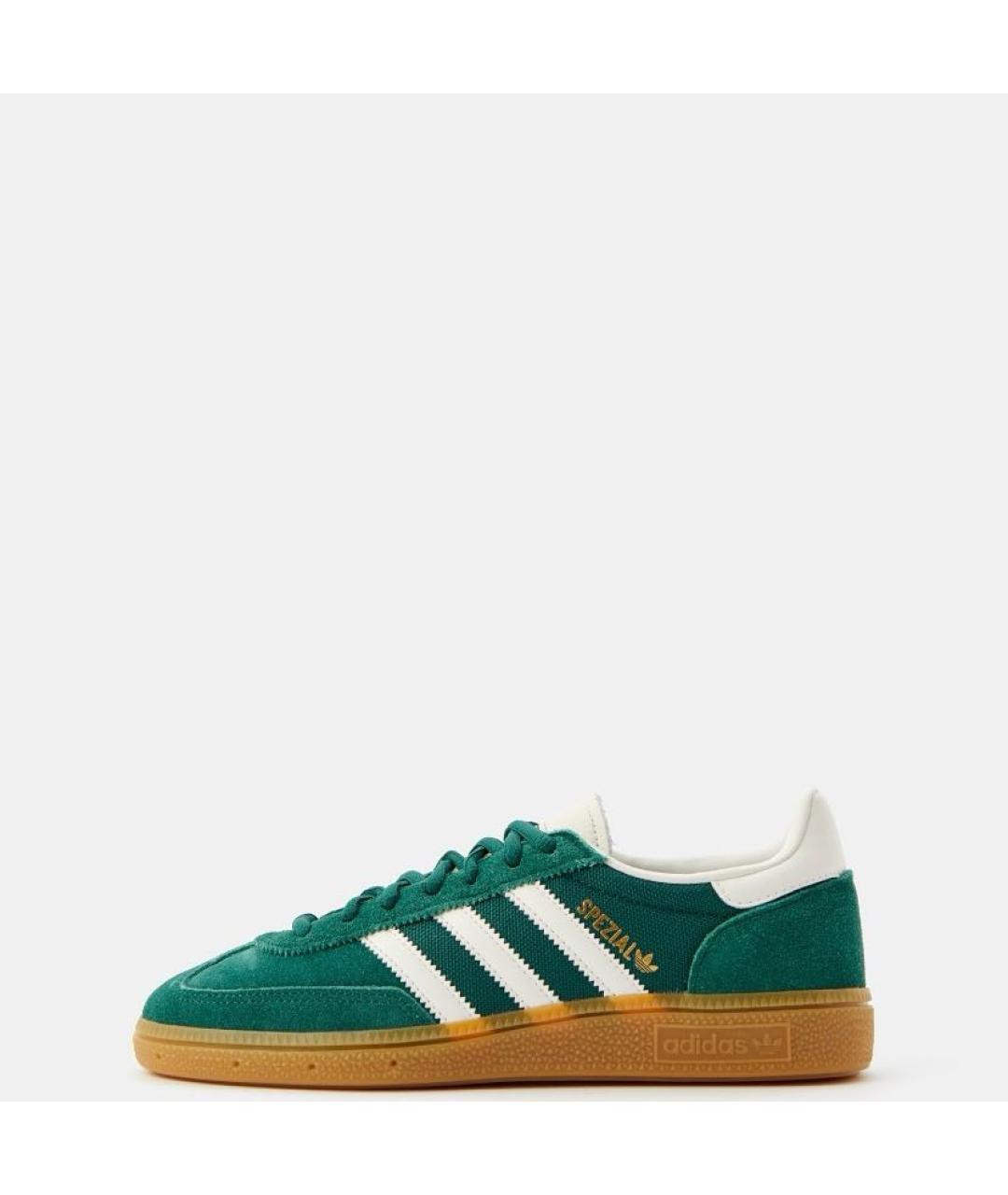 ADIDAS Зеленые замшевые низкие кроссовки / кеды, фото 2