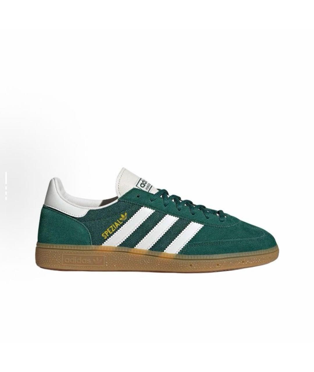 ADIDAS Зеленые замшевые низкие кроссовки / кеды, фото 6