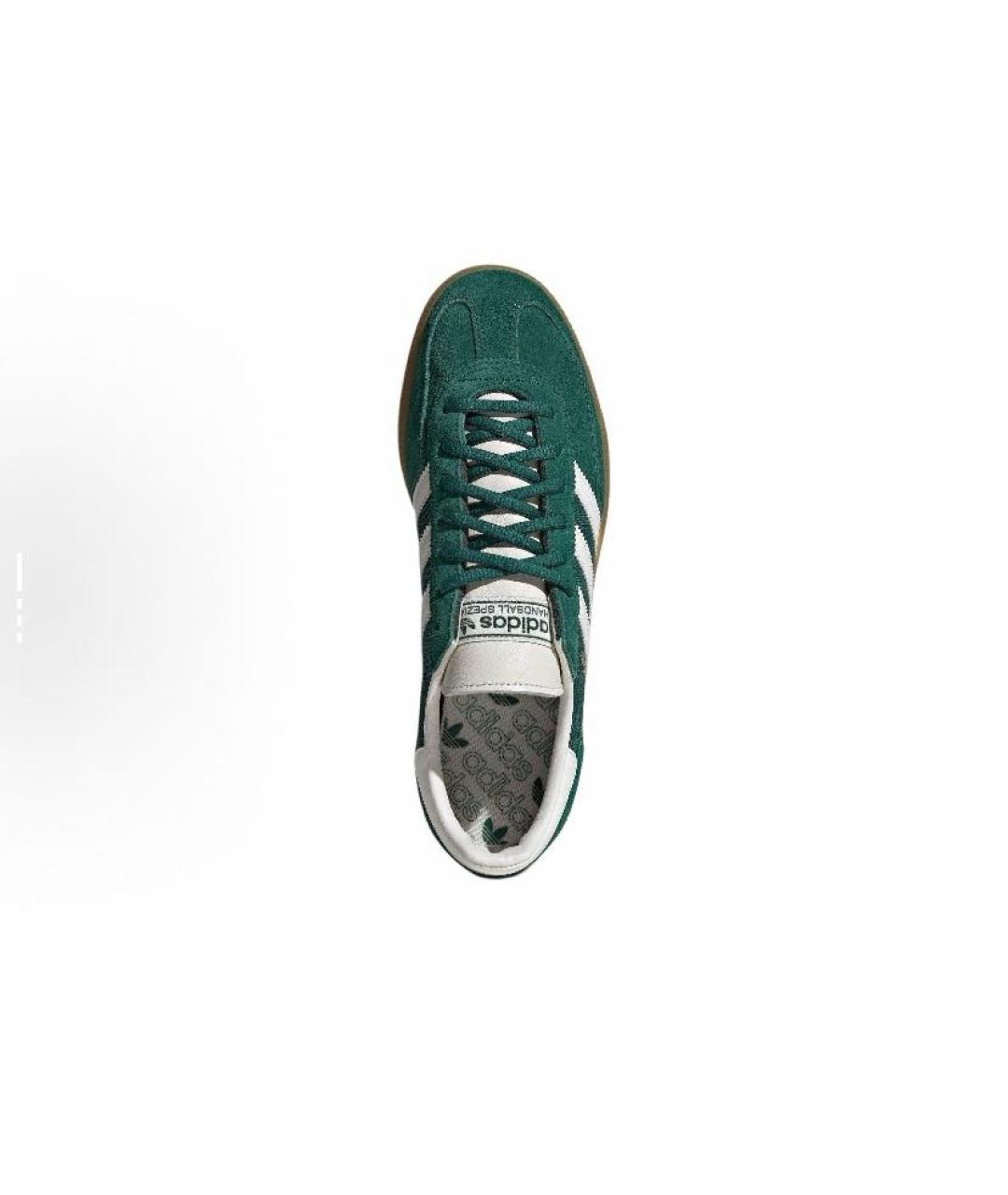 ADIDAS Зеленые замшевые низкие кроссовки / кеды, фото 4