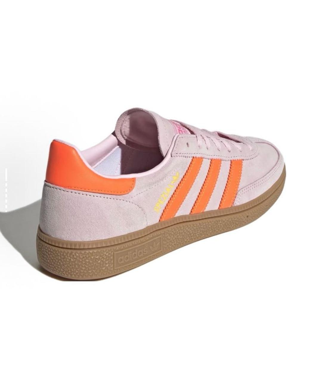 ADIDAS Розовые замшевые низкие кроссовки / кеды, фото 5