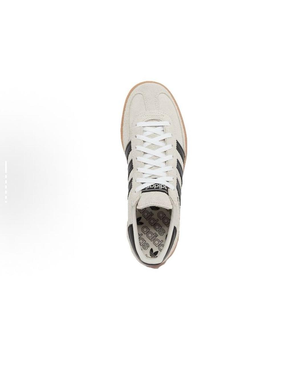 ADIDAS Бежевые замшевые низкие кроссовки / кеды, фото 5