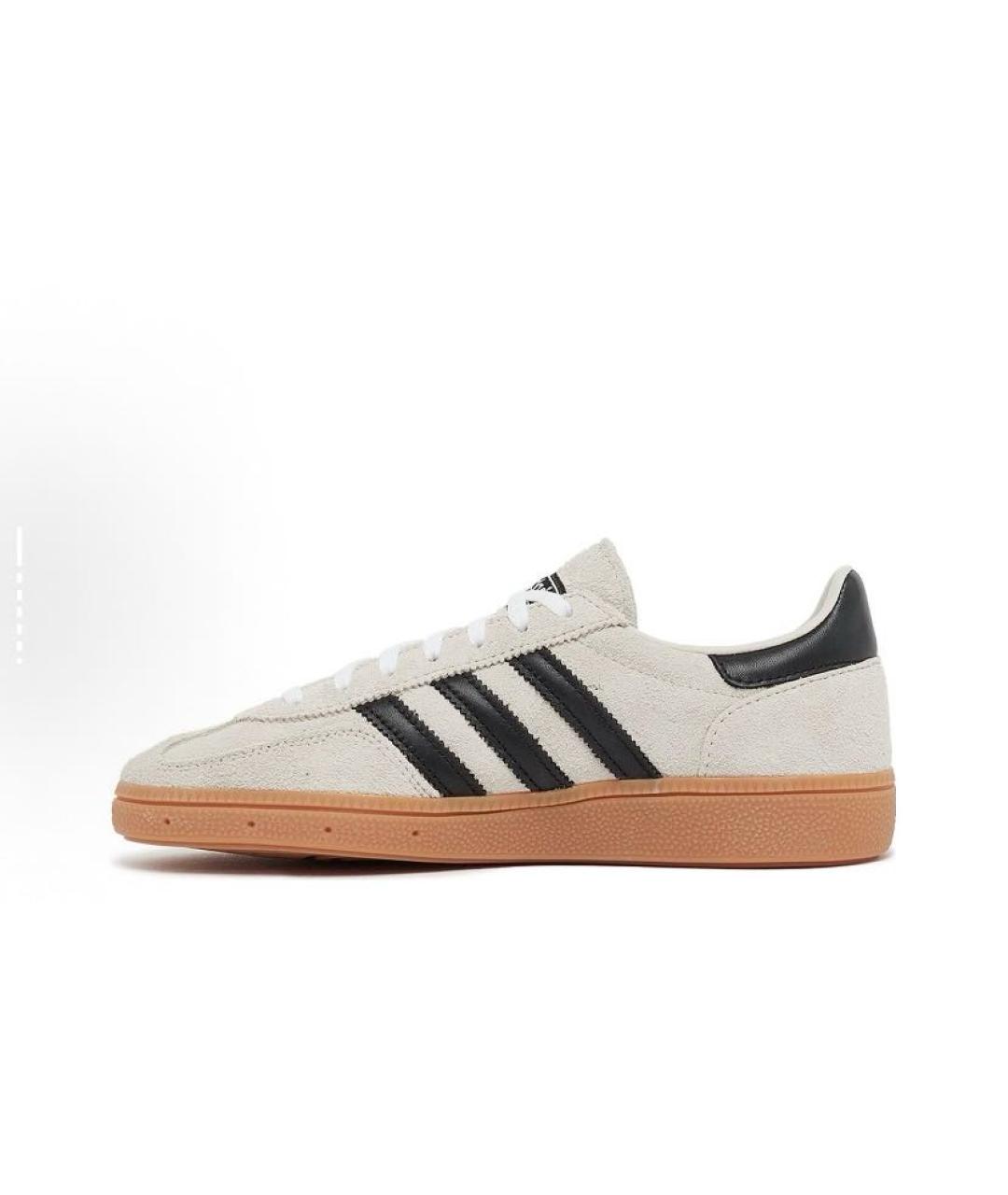 ADIDAS Бежевые замшевые низкие кроссовки / кеды, фото 3