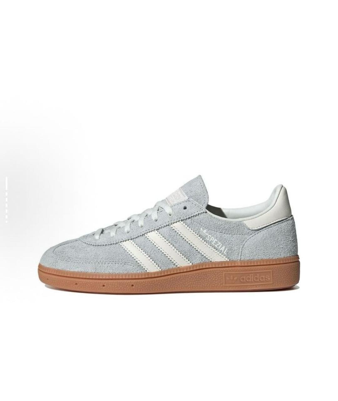 ADIDAS Серые замшевые низкие кроссовки / кеды, фото 3