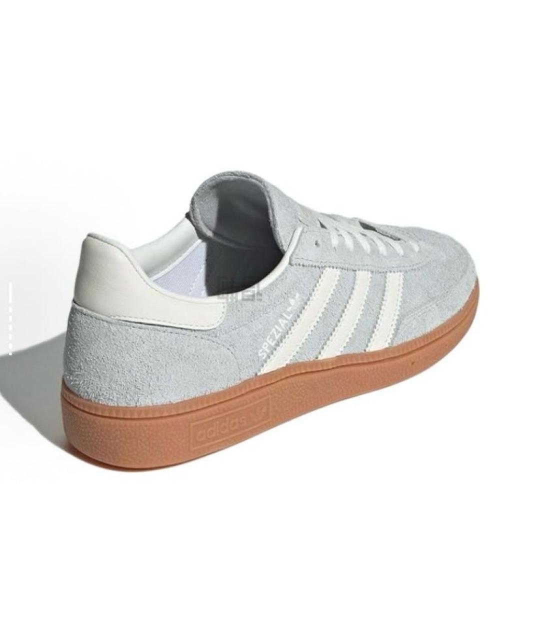 ADIDAS Серые замшевые низкие кроссовки / кеды, фото 4