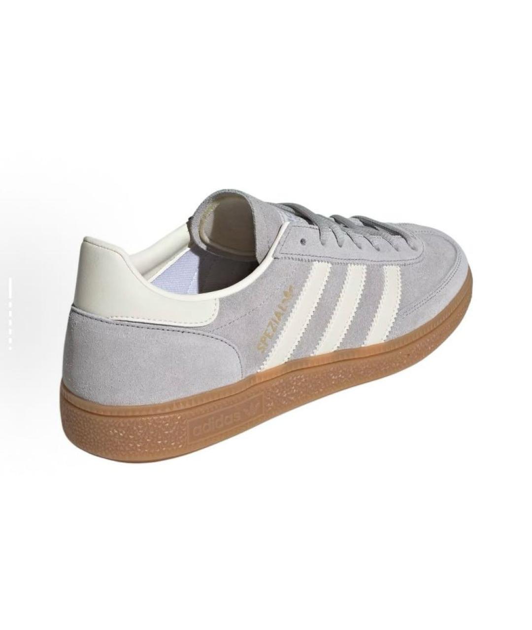 ADIDAS Серые замшевые низкие кроссовки / кеды, фото 4