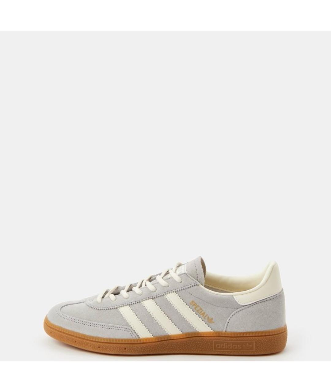 ADIDAS Серые замшевые низкие кроссовки / кеды, фото 2