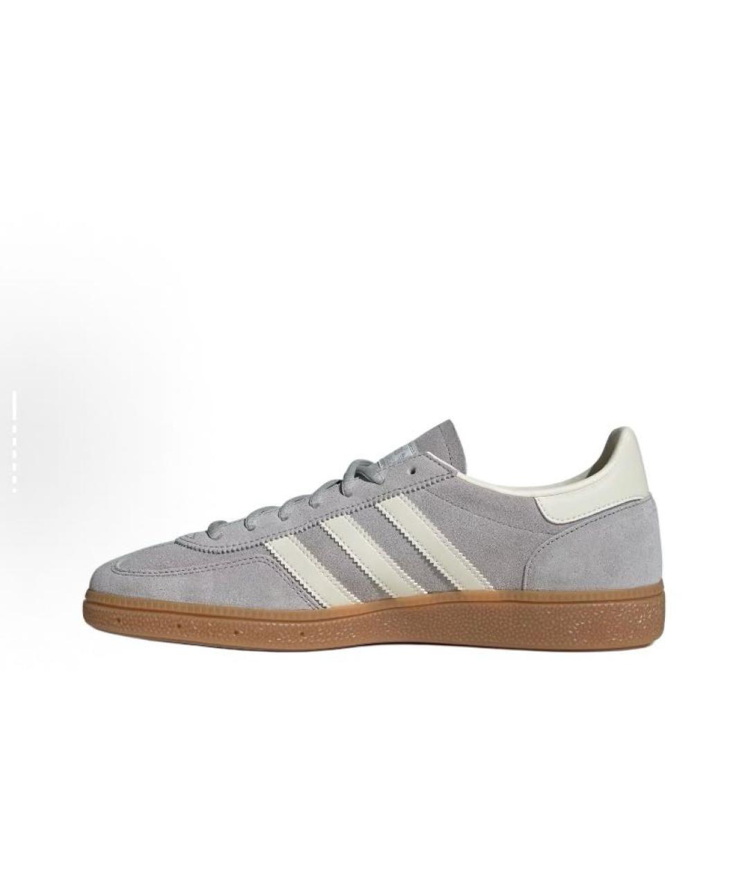 ADIDAS Серые замшевые низкие кроссовки / кеды, фото 3