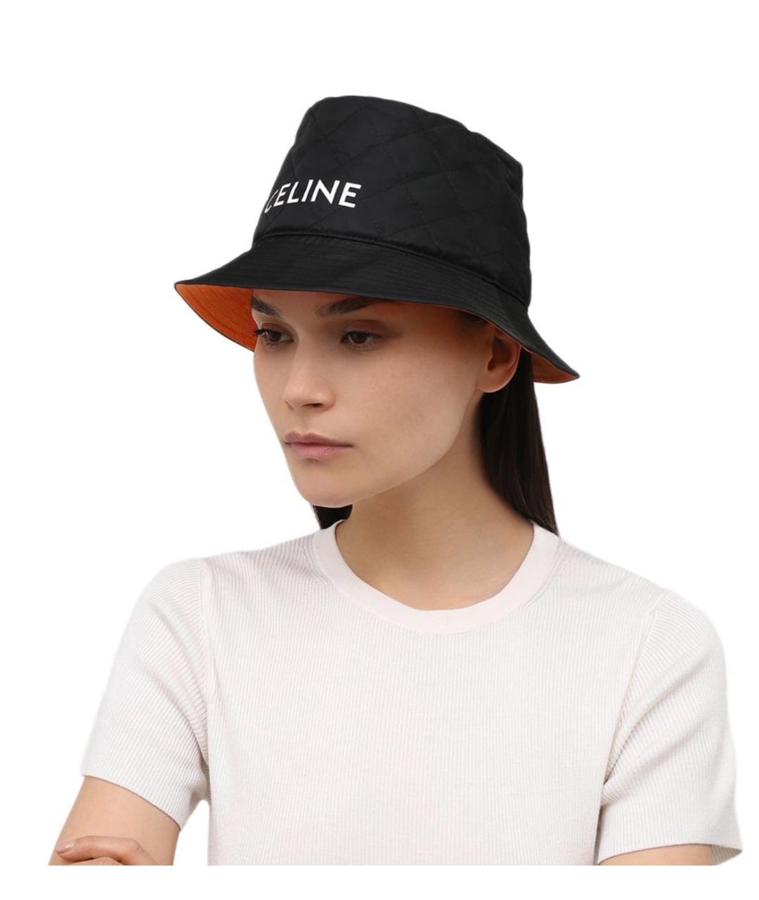 CELINE Черная панама, фото 4
