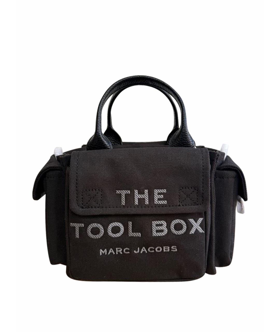 MARC JACOBS Черная хлопковая сумка тоут, фото 1