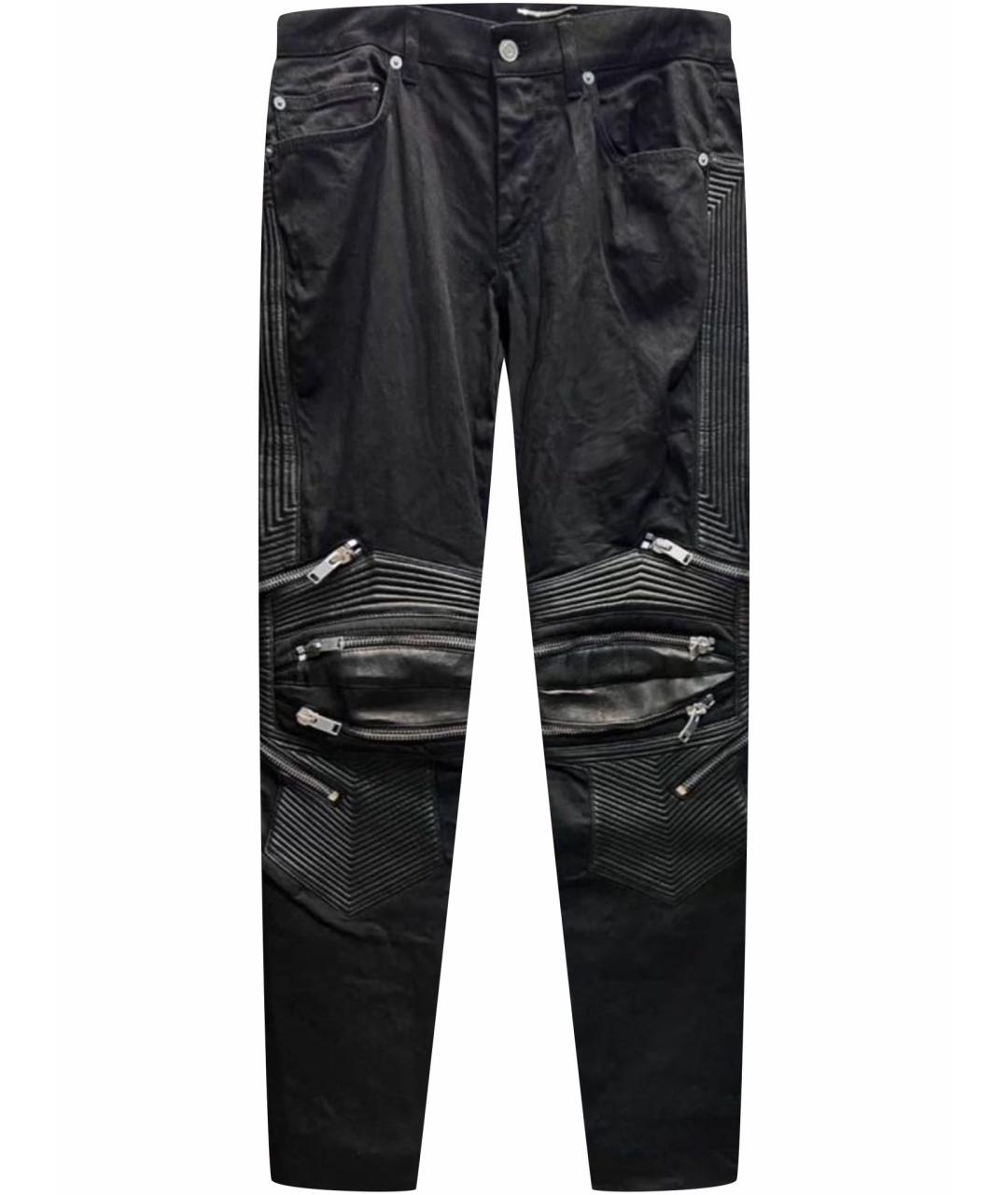 SAINT LAURENT Черные джинсы слим, фото 1