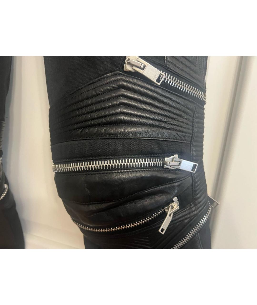 SAINT LAURENT Черные джинсы слим, фото 3