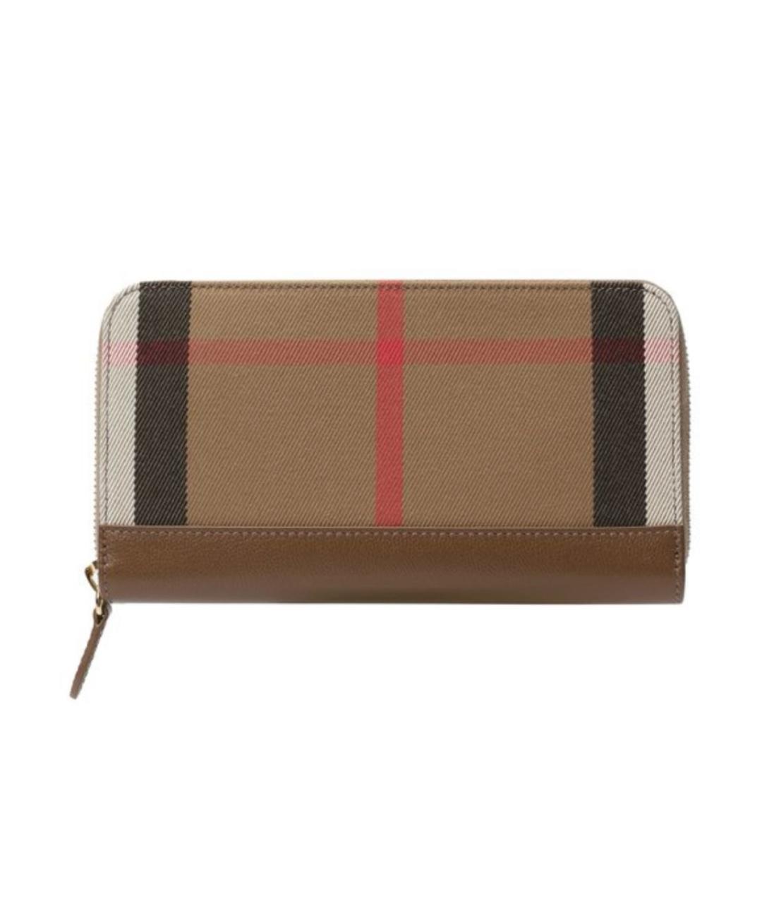 BURBERRY Коричневый кожаный кошелек, фото 5