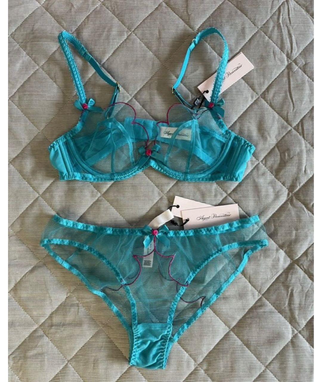 AGENT PROVOCATEUR Бирюзовый комплекты, фото 5