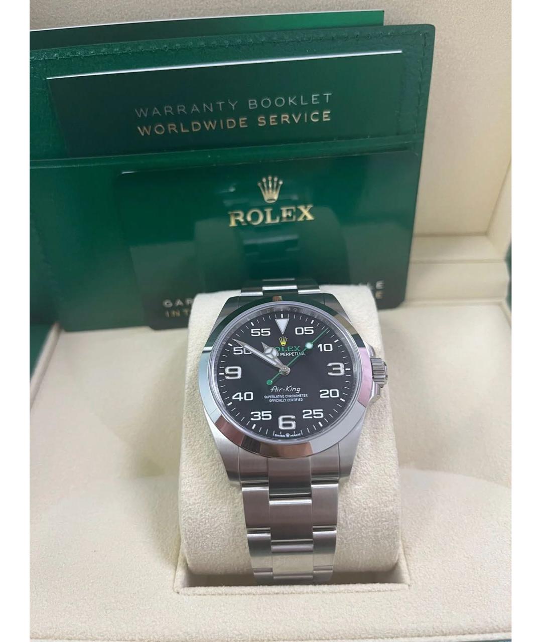 ROLEX Черные часы, фото 2