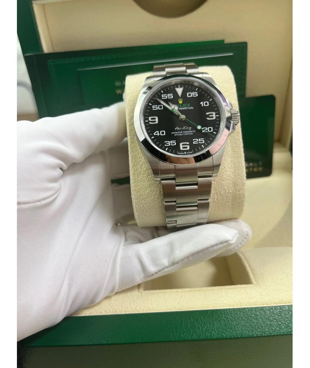 ROLEX Черные часы, фото 3