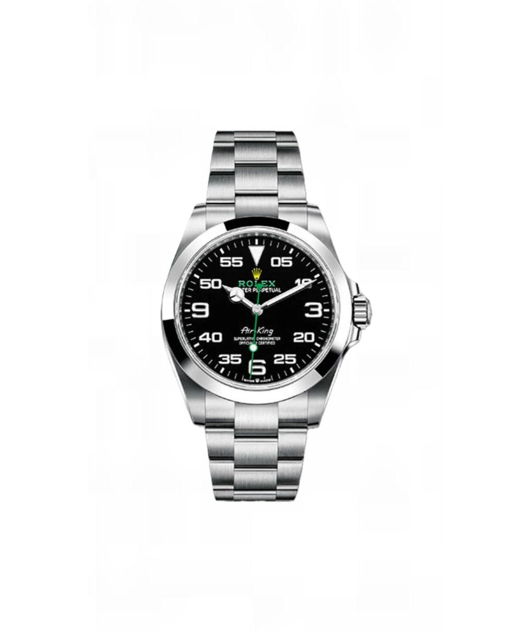 ROLEX Черные часы, фото 1