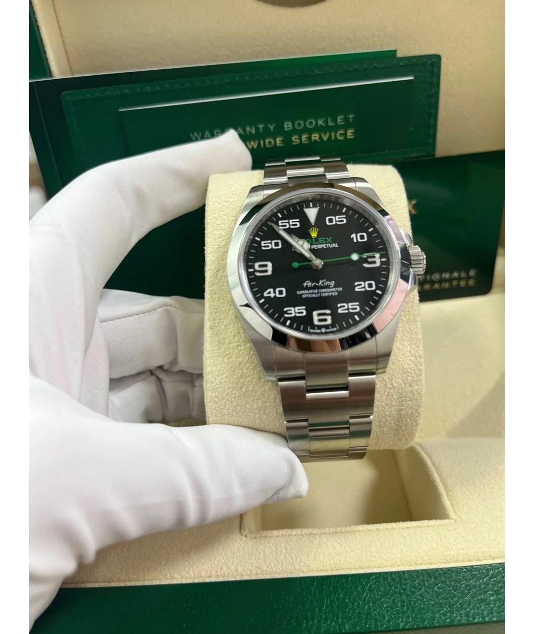ROLEX Черные часы, фото 7